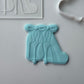 Bow heel shoes deboss + matching cutter M1044
