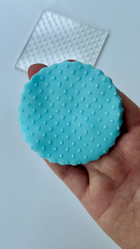 Dots pattern texture - debossing