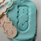 Boo - Ghost Halloween 3D Deboss and cutter