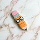 3 pieces pencil- teacher - cookie cutter + stamps