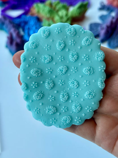 Strawberry pattern - texture deboss