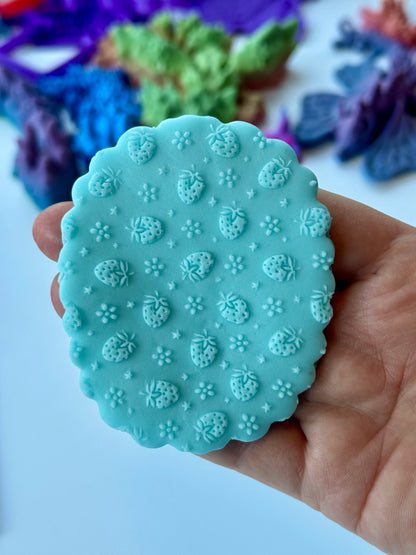 Strawberry pattern - texture deboss