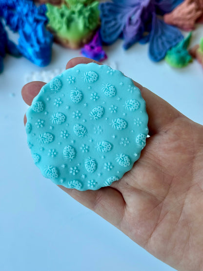 Strawberry pattern - texture deboss