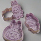 cartoon monster - set of 3 - cutter + stamp