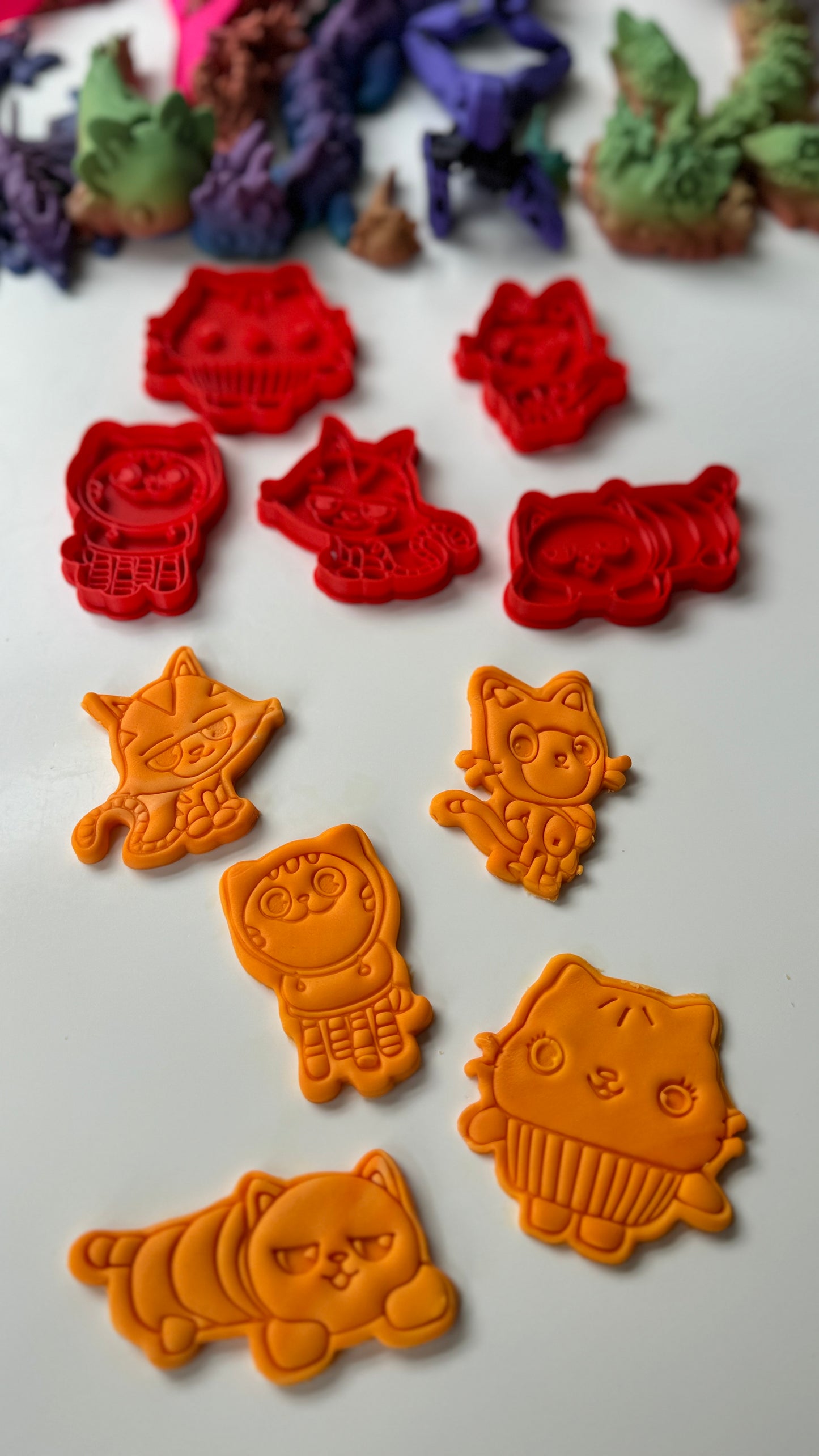 Cartoon doll house-inspired cutter and stamp