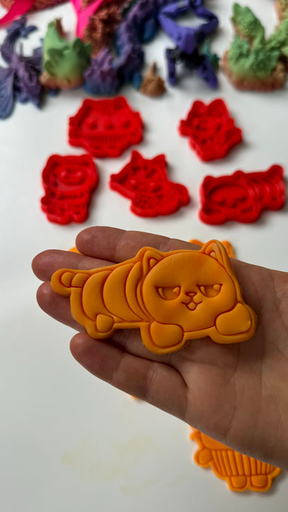 Cartoon doll house-inspired cutter and stamp