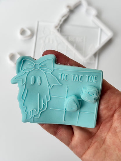 Halloween Tic Tac game deboss + matching cutter