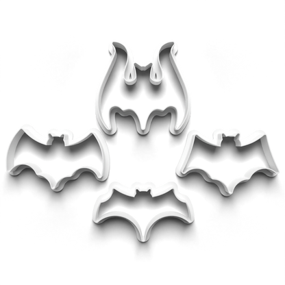 Halloween - cookie cutters - set of 4 bats  - 0689