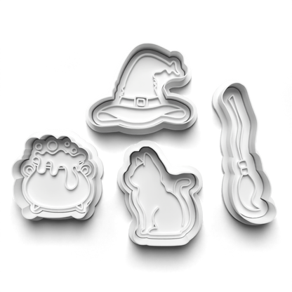 Halloween - cookie cutters - witch - 0691