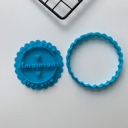 Thermomix made in my - with love - cutter + stamp