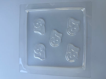 Six Seven 67 trend - chocolate mould