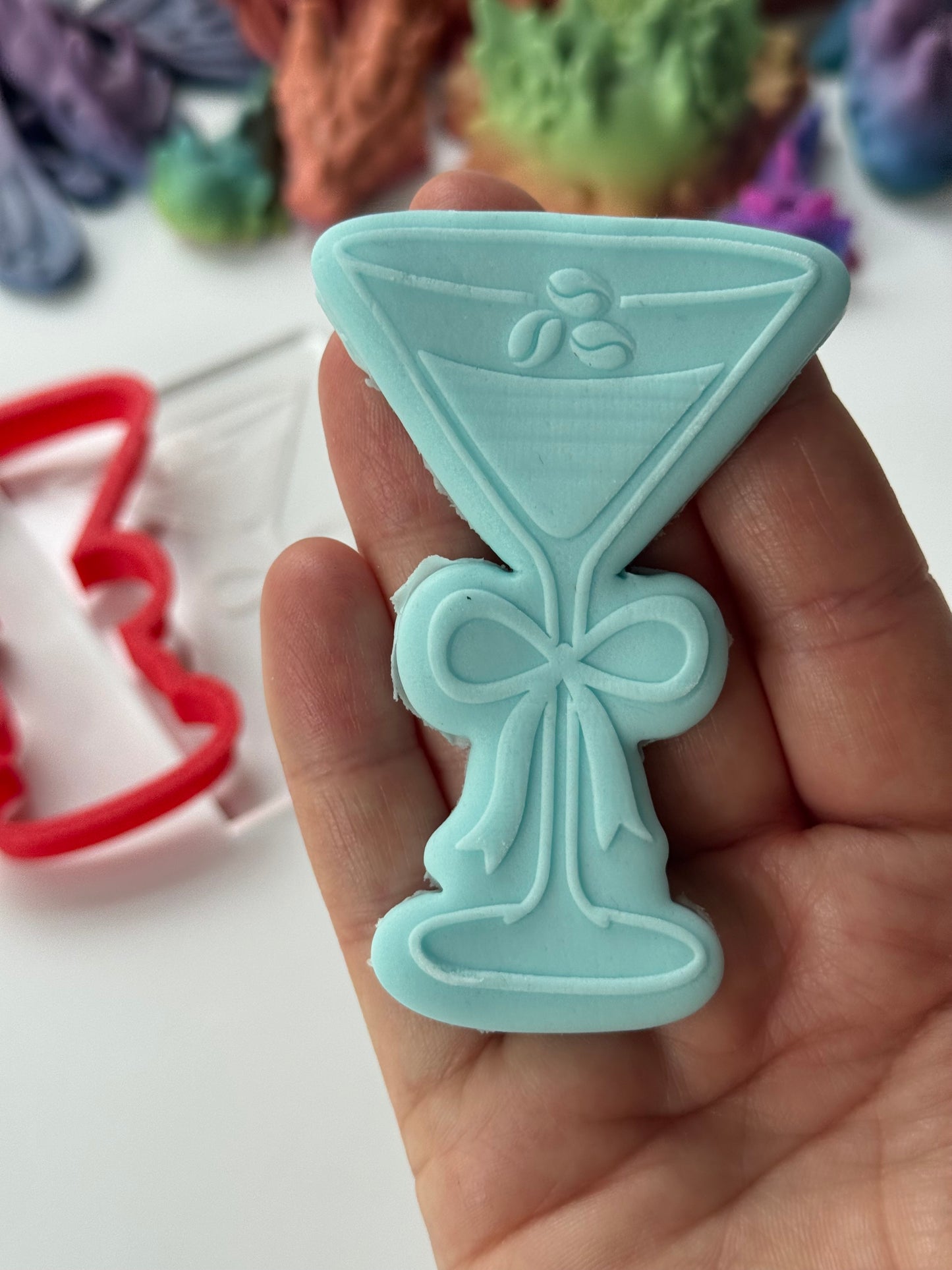 Cocktail Glass debossing + cutters