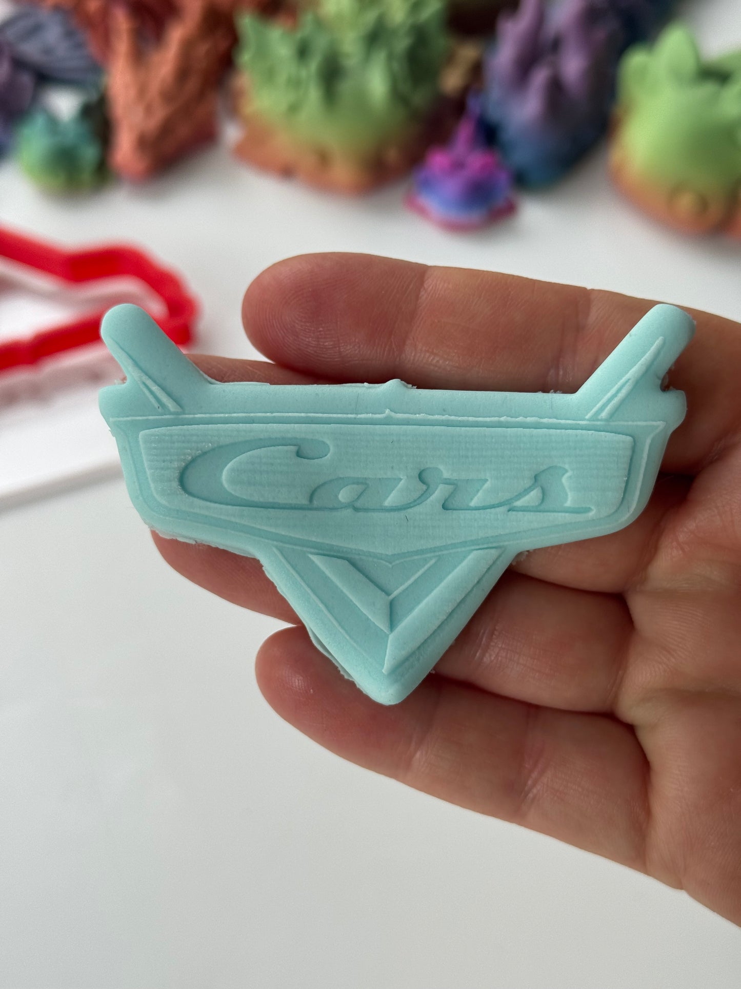 Cars Logo debossing + cutter