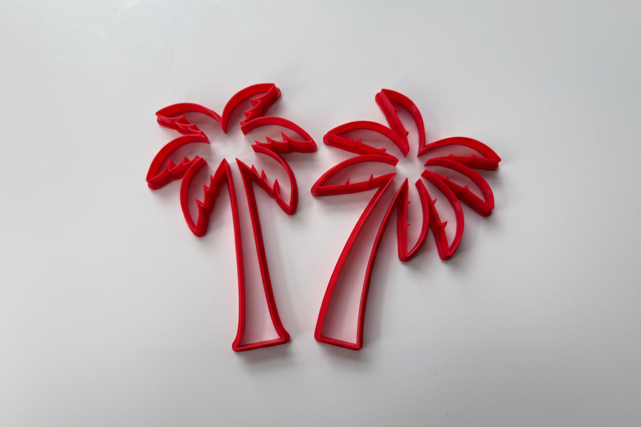 2x Palm tree silhouette cutters