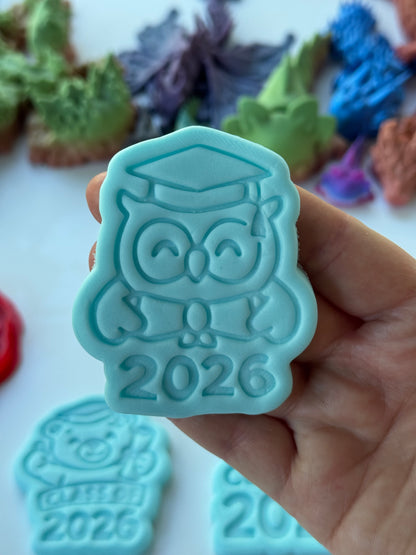 Class of 2026 stamp and matching cutter - 1089
