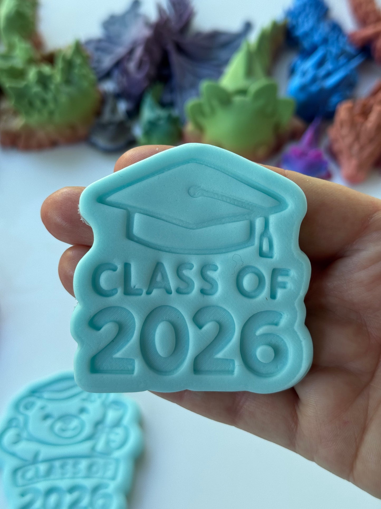 Class of 2026 stamp and matching cutter - 1089