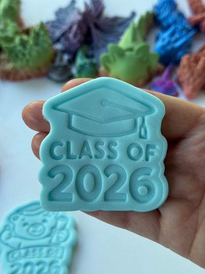 Class of 2026 stamp and matching cutter - 1089
