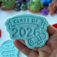 Class of 2026 stamp and matching cutter - 1089