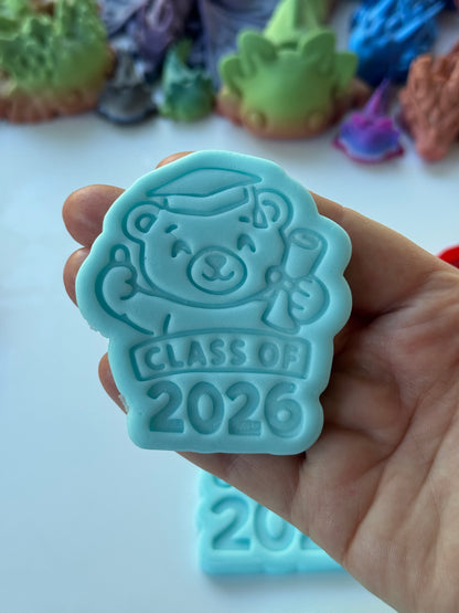 Class of 2026 stamp and matching cutter - 1089