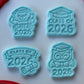 Class of 2026 stamp and matching cutter - 1089