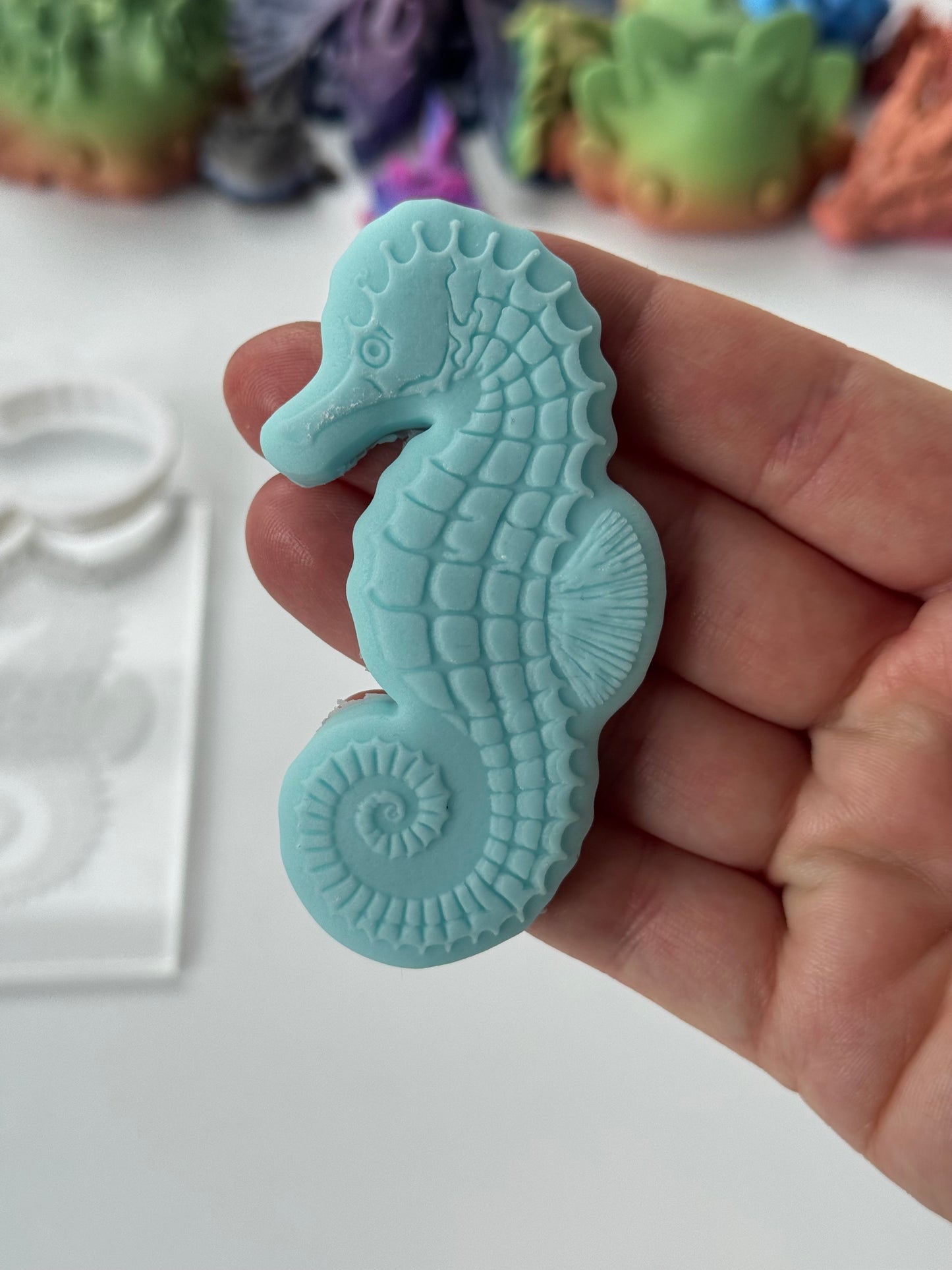 Seahorse debossing + cutter