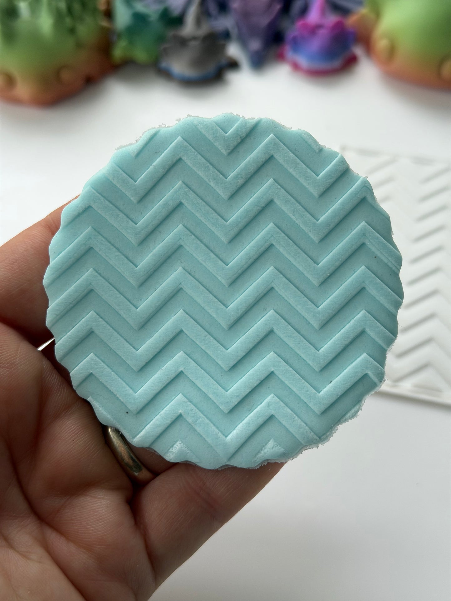 Chevron Pattern debossing