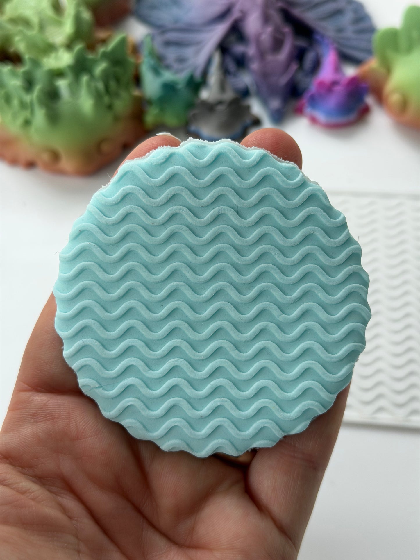 Wave Pattern debossing