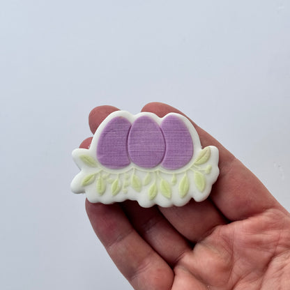 Eggs - small debossing + matching cutter - easter