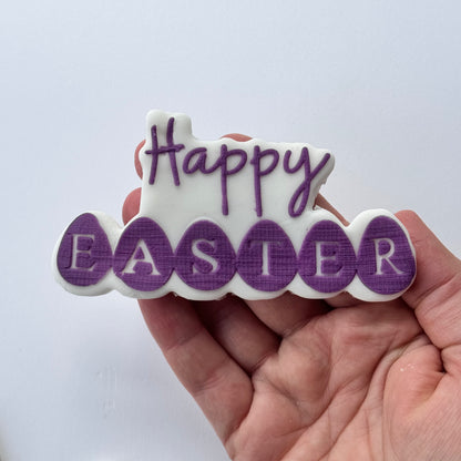 Happy easter deboss + matching cutter - easter