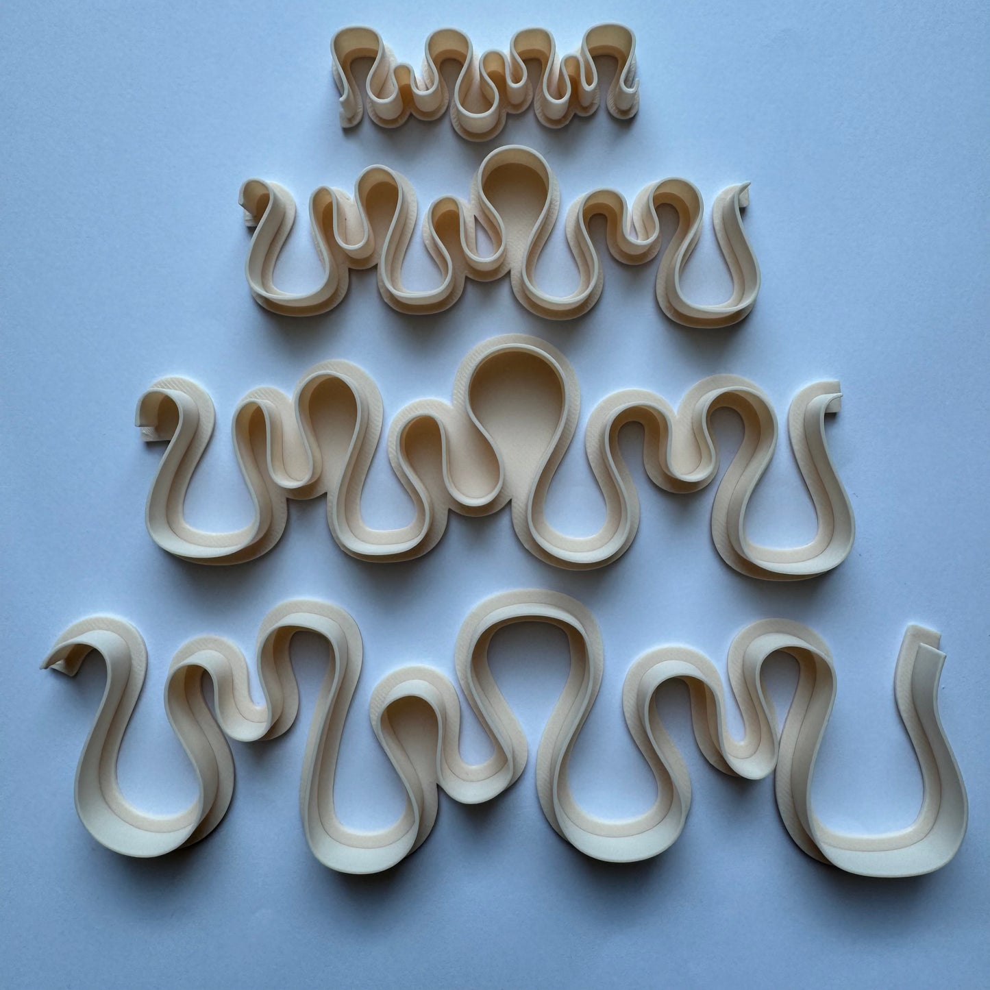 Dripping border  - Cookie Cutter - set of 4