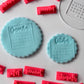 Mini calendar deboss for cupcake + 12 stamp months MS1026