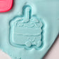 Birthday Cake Amuseables Plush J C - 3d Deboss Stamp & Cutter