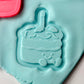 Birthday Cake Amuseables Plush J C - 3d Deboss Stamp & Cutter