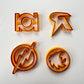 Super Heroes Bat superman cup cake or cake decoration fondant