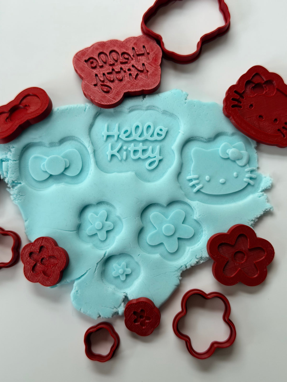 Hello kitty the minies set - 3d Deboss and cutter