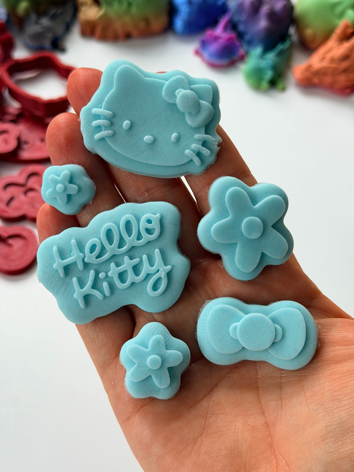 Hello kitty the minies set - 3d Deboss and cutter