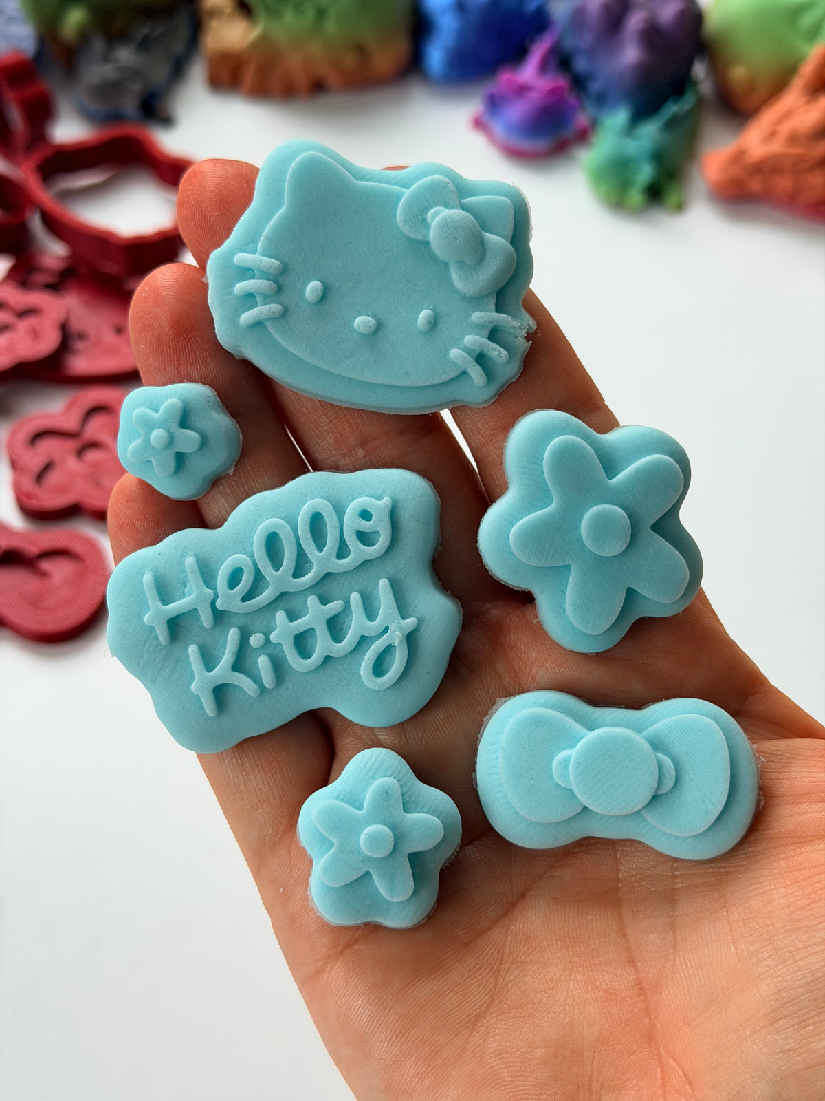 Hello kitty the minies set - 3d Deboss and cutter
