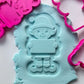 Christmas - Elf plaque  - 3d debossing and matching cutters MS1031
