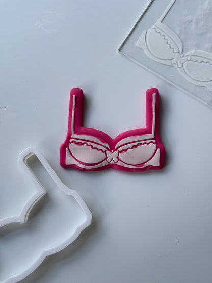 Underwear Bra and Knickers - deboss + cutter  - M1015