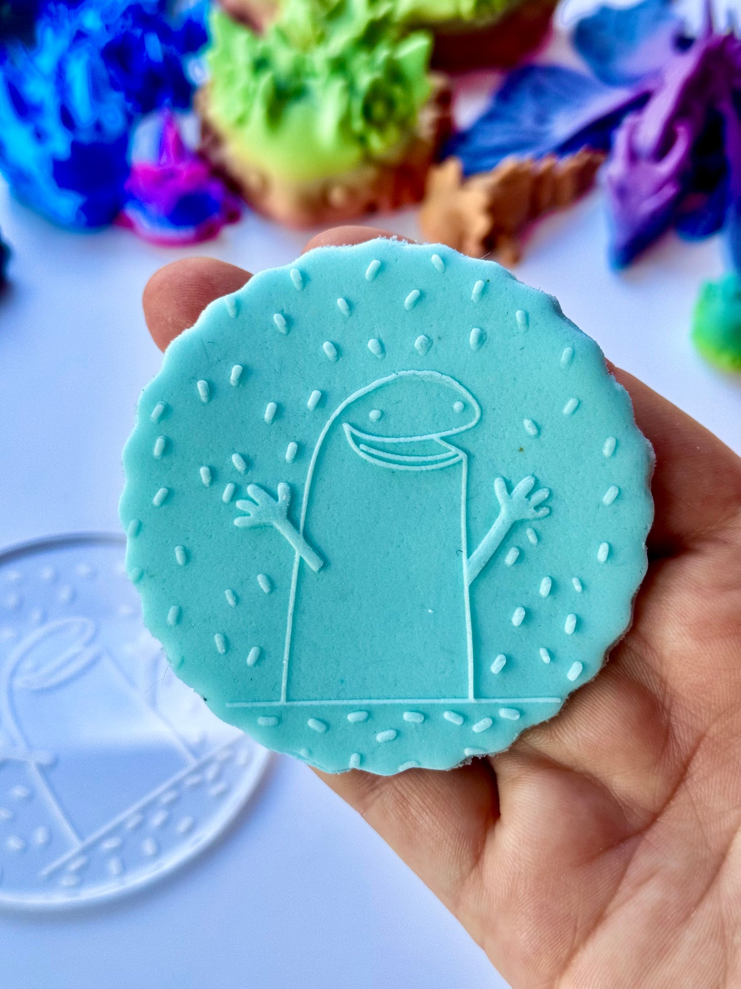 Happy Confetti Blobby – Celebration Deboss
