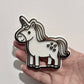 Unicorn cookie cutter and stamp M1079