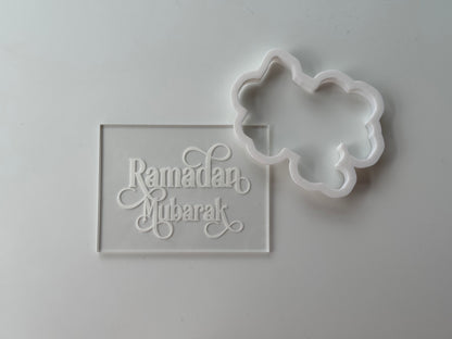 Ramadan Mubarak - Ramadan / Eid deboss + cutter M1001