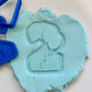 Number two 3D deboss Ballon M1080
