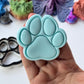 paw print cookie cutter and stamp M1079