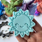 Baby sun cookie cutter and stamp M1079