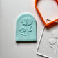 Layered Flower Arch deboss and matching cutter