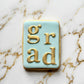 Grad Letter deboss and matching cutter
