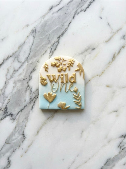 Wild One Floral deboss and matching cutter