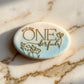 One Derful Oval Plaque deboss and matching cutter