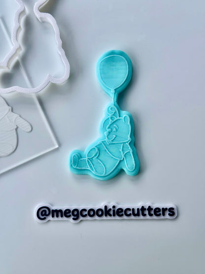 Winnie the Pooh deboss + cutter D4 - M1037